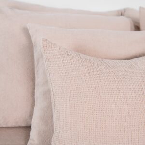 ROYAL Housse de coussin  blanc cacao