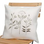 PIKY Housse de coussin blanche