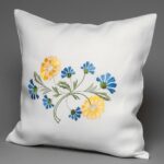 DAISY Housse de coussin blanche
