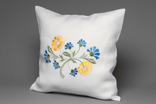 DAISY Housse de coussin blanche