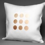 BUBLE Housse de coussin blanche