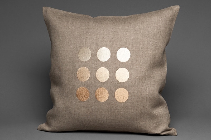 BUBLE Housse de coussin lin naturel
