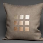 QUADRA Housse de coussin lin naturel