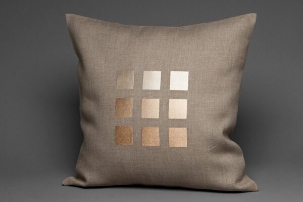 QUADRA Housse de coussin lin naturel