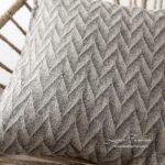 JAPAN Housse de coussin grise