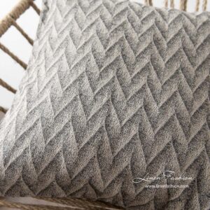 JAPAN Housse de coussin grise 6 JAPAN Housse de coussin grise