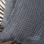 MEGA Housse de coussin gris foncé
