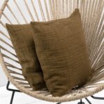 TERRA PURE Housse de coussin vert