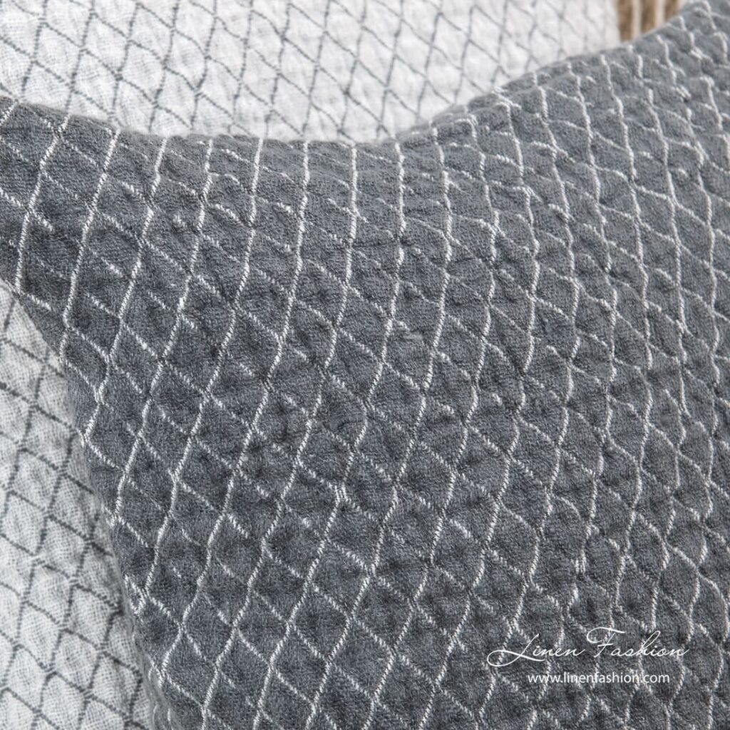 SIENNA Housse de coussin grise 2 SIENNA Housse de coussin grise – Image 2