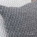 SIENNA Housse de coussin grise