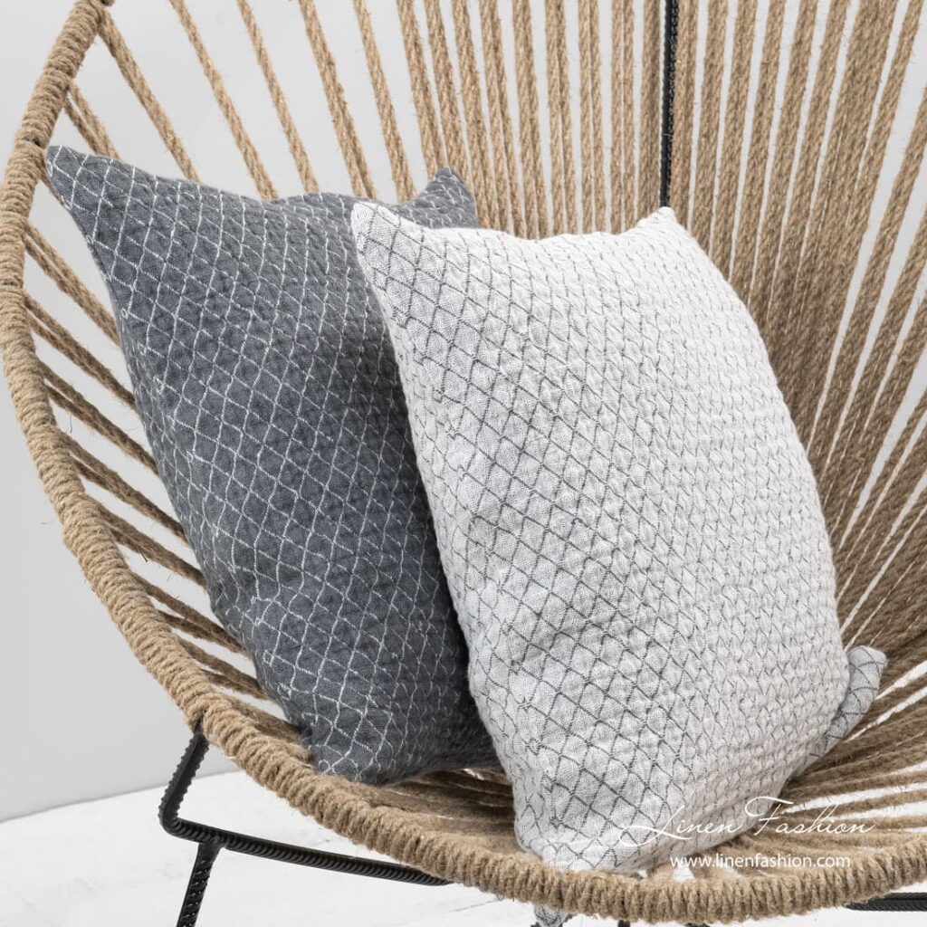 SIENNA Housse de coussin blanche 1 SIENNA Housse de coussin blanche