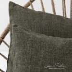 MOSSA Housse de coussin kaki vert