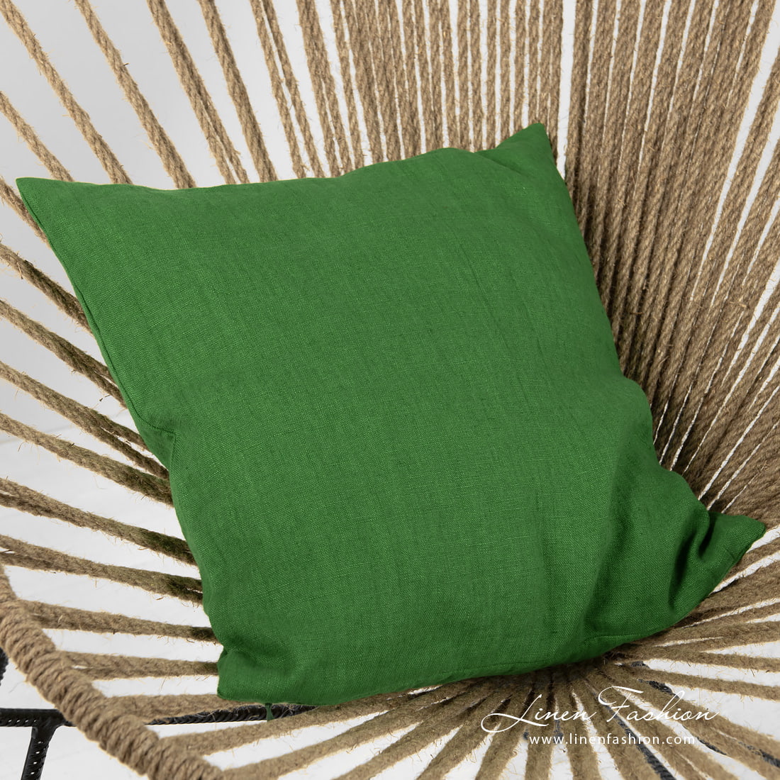 FOREST Housse de coussin vert