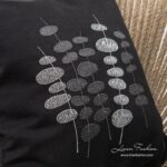 ULA Housse de coussin noire