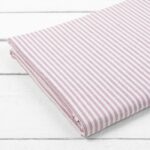 OLDA Drap plat rayures lilas