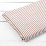 OLDA Drap plat rayures marron