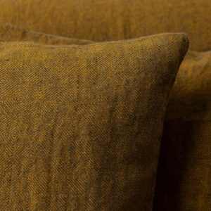 LEILA Housse de coussin jaune