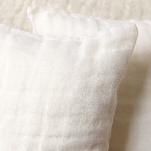 FONDA Housse de coussin blanche