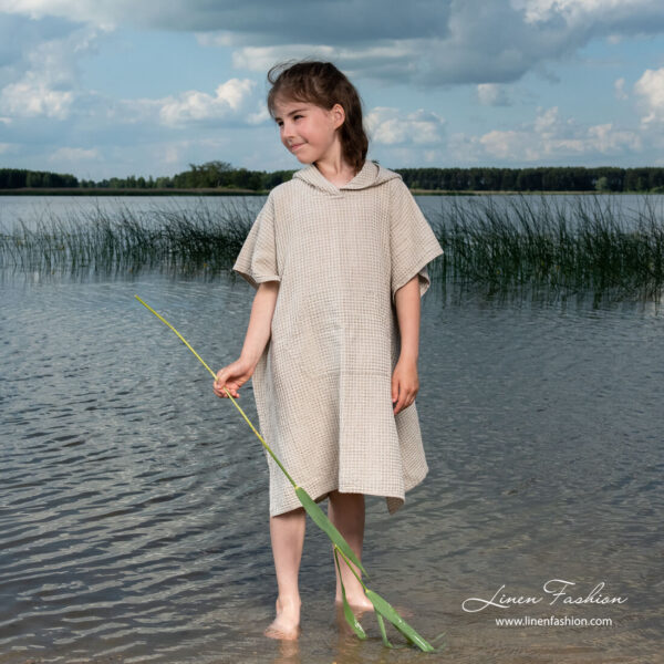 BINGO Poncho gris clair