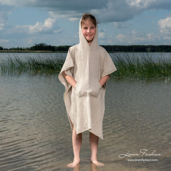 BINGO Poncho gris clair – Image 2