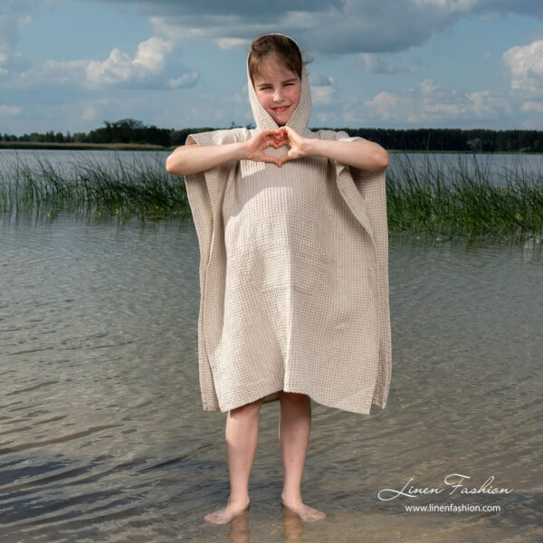BINGO Poncho gris clair – Image 3