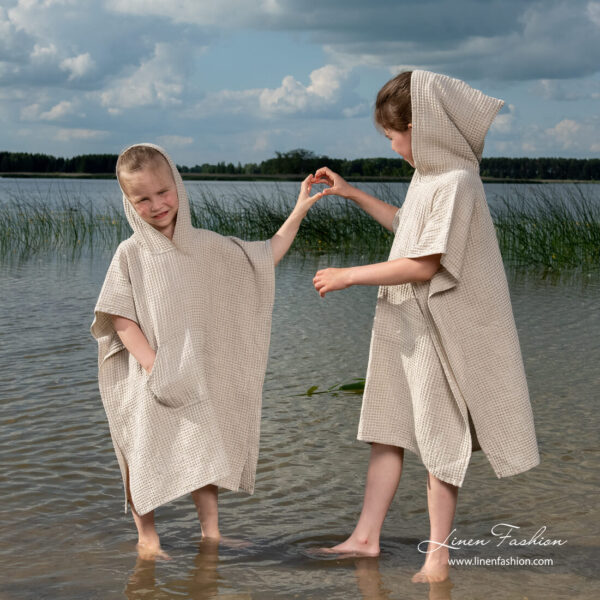 BINGO Poncho gris clair – Image 4