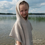 BINGO Poncho gris clair