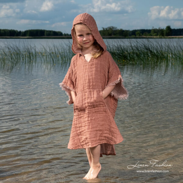 PLAZA Poncho marron – Image 3