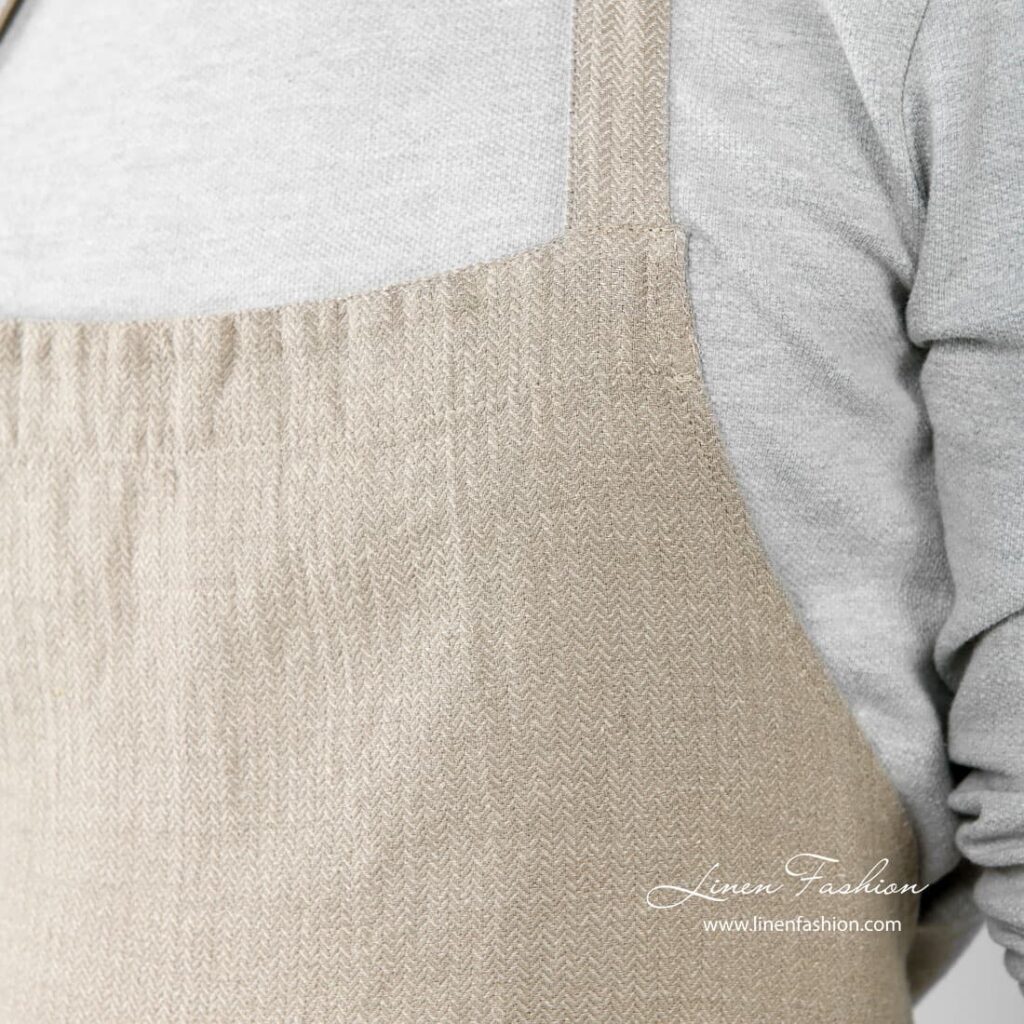 BALI Tablier naturel 3 Grey colored apron, bali.