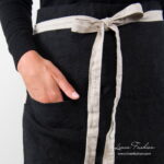 BISTRO SHORT Tablier noir