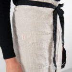 BISTRO SHORT Tablier lin naturel