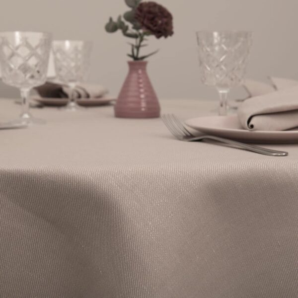 KOMA Nappe ronde/ovale beige rosé – Image 2