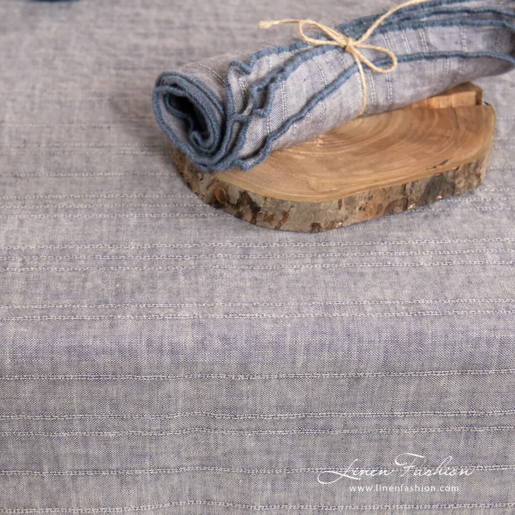 LOBELIA Serviette de table violet 3 100% linen violet tablecloth.