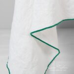 ARVO Nappe blanc cassé babylock vrai vert