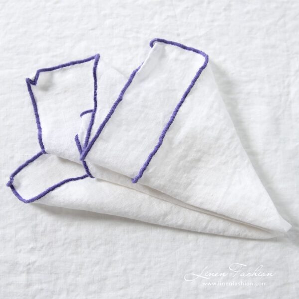 ARVO white linen napkin