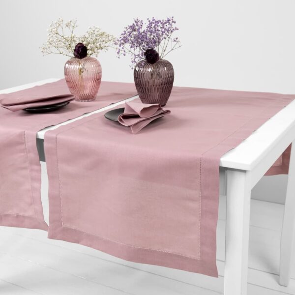 LUNA Chemin de table lilas