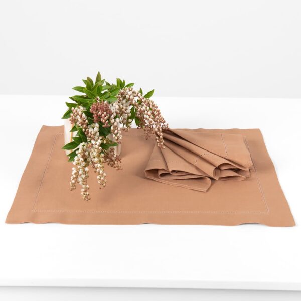 LUNA Set de table marron clair