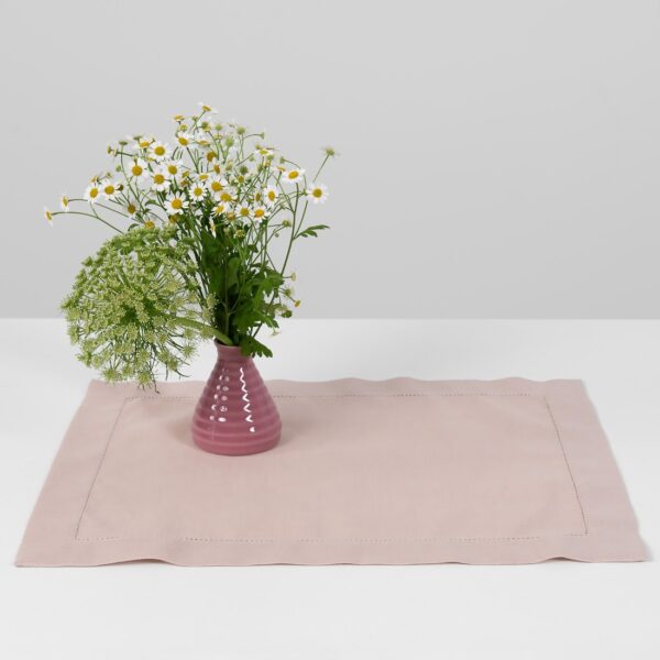 LUNA Set de table rose pâle