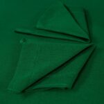 LUNA Serviette de table vert émeraude