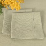 LUNA Serviette de table vert clair