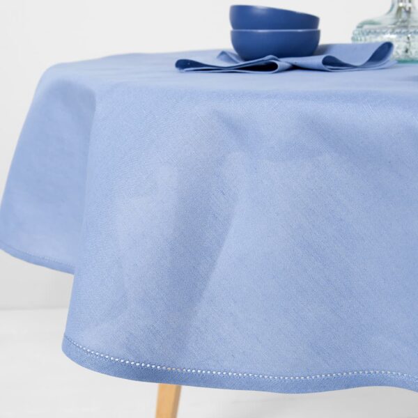 LUNA Nappe ronde/ovale bleue – Image 3