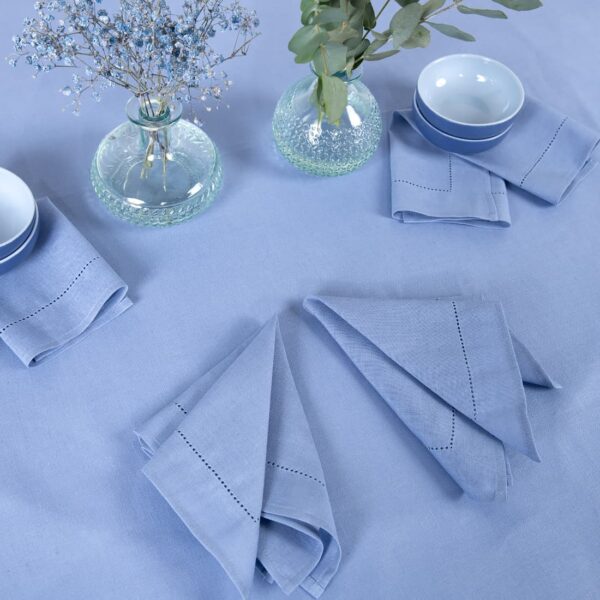 LUNA Nappe ronde/ovale bleue – Image 5