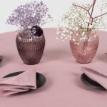 LUNA Nappe ronde/ovale lilas