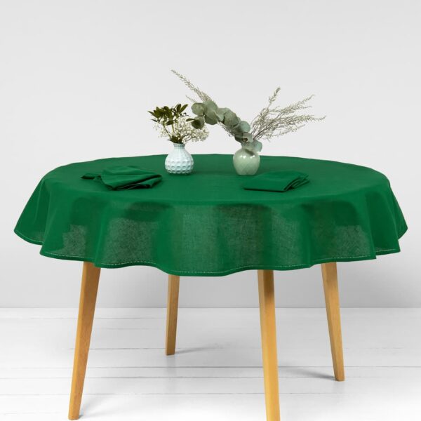 LUNA Nappe ronde/ovale verte