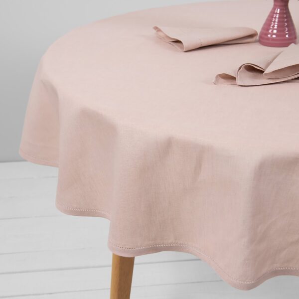 LUNA Nappe ronde/ovale rose pâle – Image 3