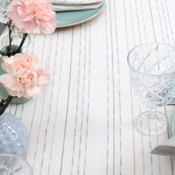 RIGA Nappe ronde / ovale blanc cassé – Image 3