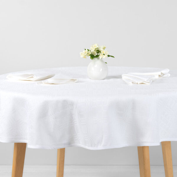 CAMPO Nappe ronde/ovale blance – Image 2