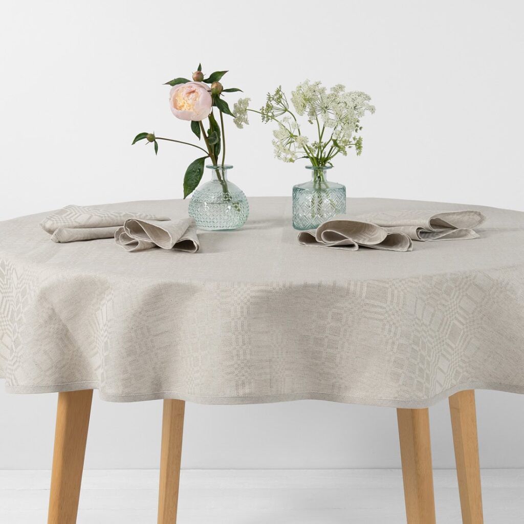 CAMPO Nappe ronde/ovale beige 2 CAMPO Nappe ronde/ovale beige – Image 2