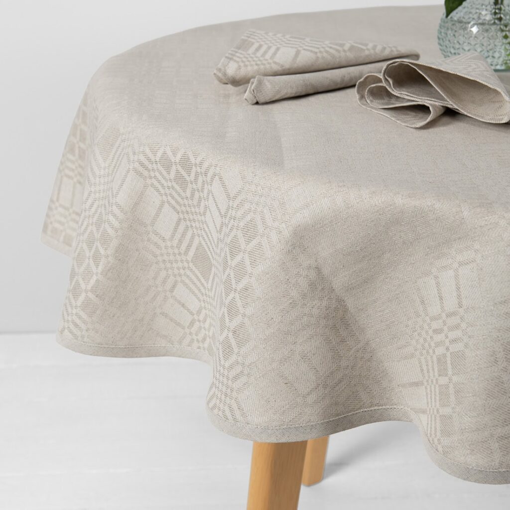 CAMPO Nappe ronde/ovale beige 3 CAMPO Nappe ronde/ovale beige – Image 3