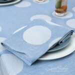PANAMA Serviette de table bleue